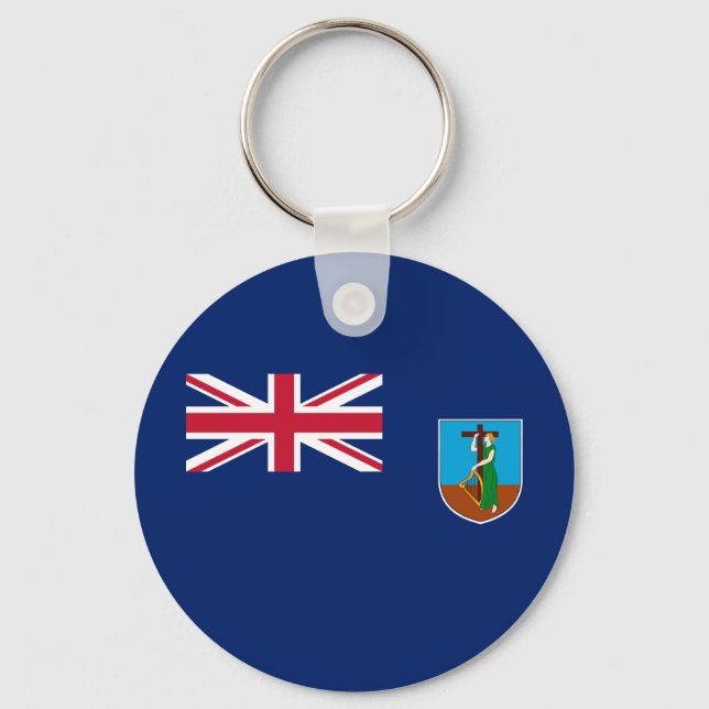 Porte-clés Drapeau Montserrat (Recto)