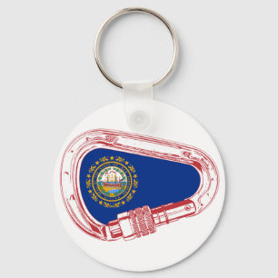 Porte-clés Drapeau New Hampshire Escalade carabiner