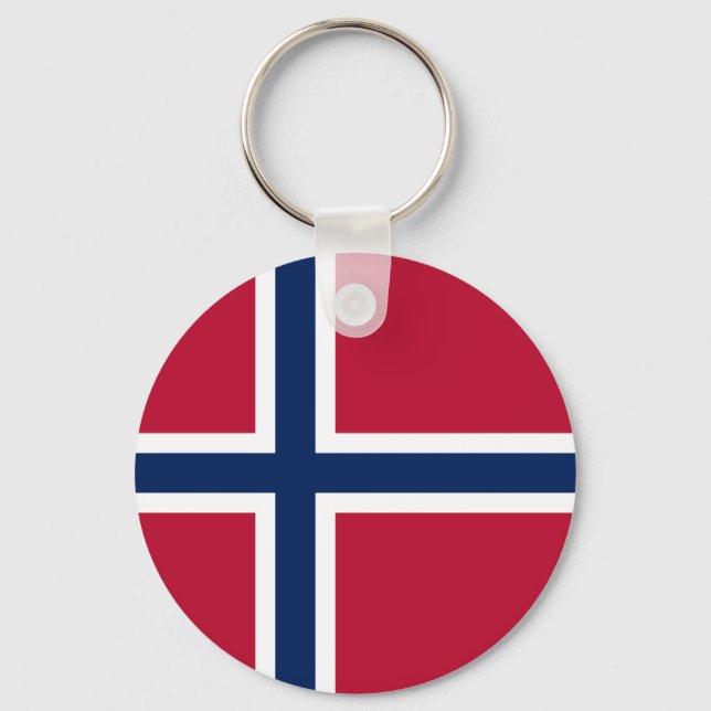 Porte-clés Drapeau norvégien (Recto)