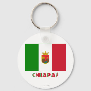 Porte-clés Drapeau officieux de Chiapas