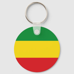 Porte-clés Drapeau rastafarien Rasta Ethiopie