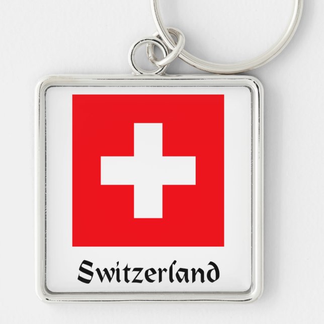 Porte-clés Drapeau suisse (Devant)