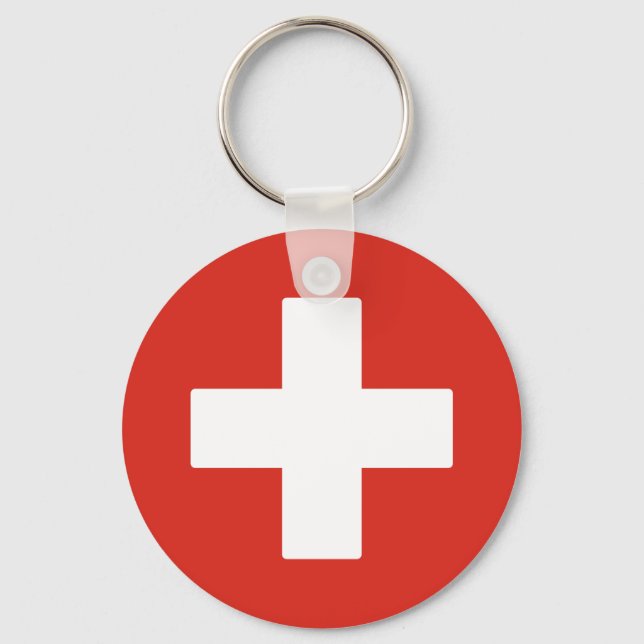 Porte-clés Drapeau suisse (Recto)