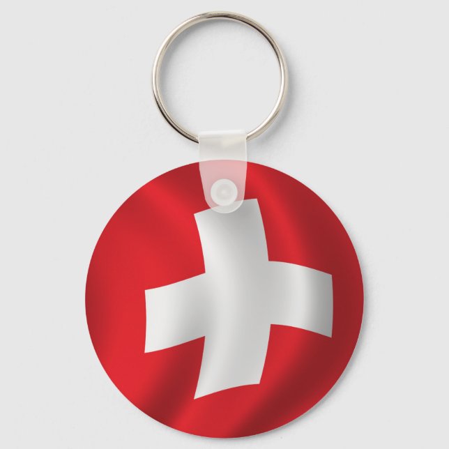 Porte-clés Drapeau suisse (Recto)