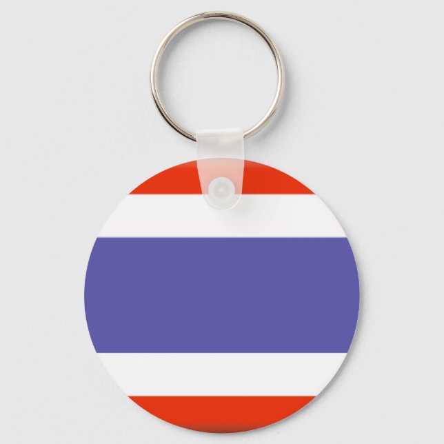Porte-clés Drapeau Thaïlande (Recto)