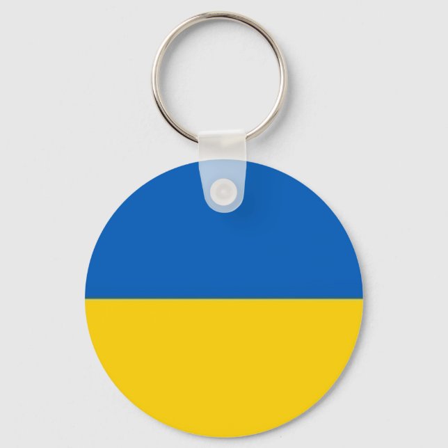 Porte-clés Drapeau Ukraine (Recto)