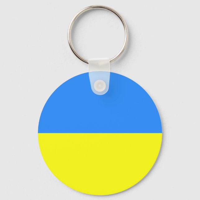 Porte-clés Drapeau ukrainien (Recto)