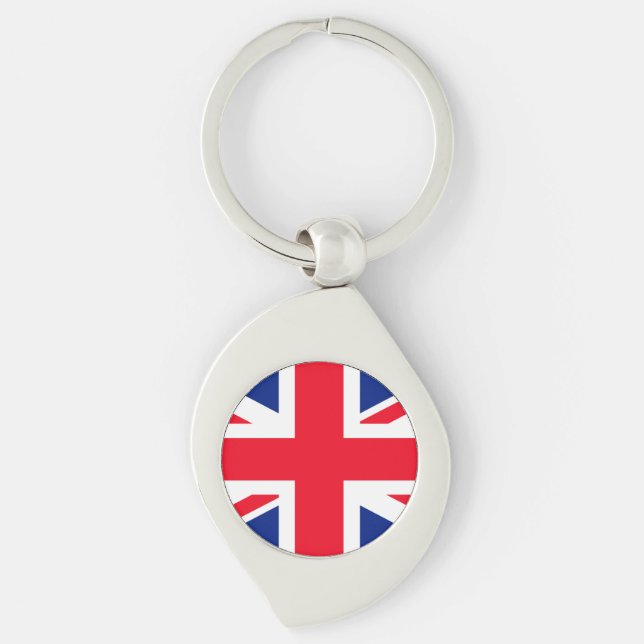 Porte-clés Drapeau Union Jack du Royaume-Uni (Devant)