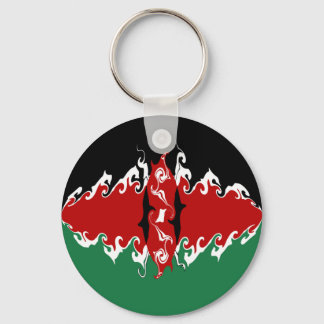 Porte-clés Drapeau unique du Kenya