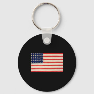 Porte-clés Drapeau Usa De Base Pour Hommes Femmes Et Enfants