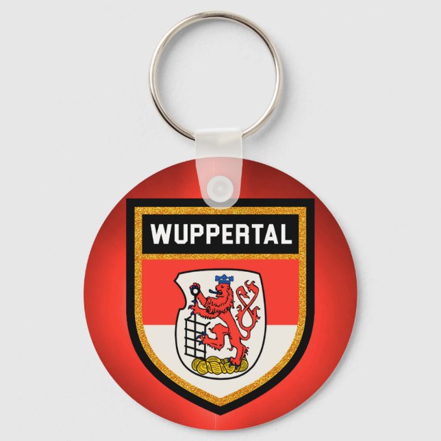 Porte-clés Drapeau Wuppertal (Recto)