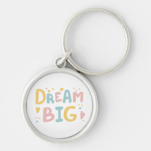 Porte-clés Dream Big Pastel Hearts