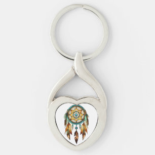 Porte-clés Dream Catcher Heart Keychain