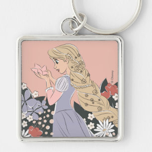 Porte-clés Dreamy Rapunzel en fleurs