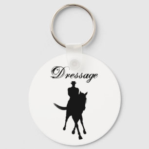 Porte-clés Dressage Cheval Et Rider Silhouette Lumière