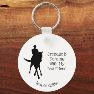 Porte-clés Dressage Est Danser Meilleur Ami Cheval