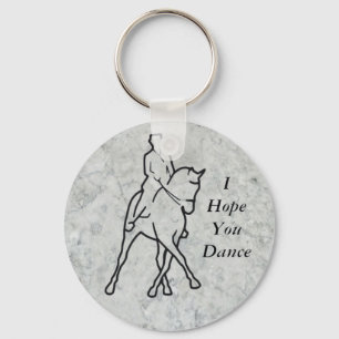 Porte-clés Dressage Horse & Rider - Half Pass