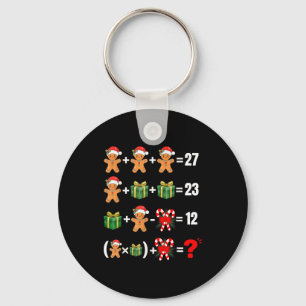 Porte-clés Drôle 67 Mème Bonbon Joyeux Santa Prof de Maths Ch