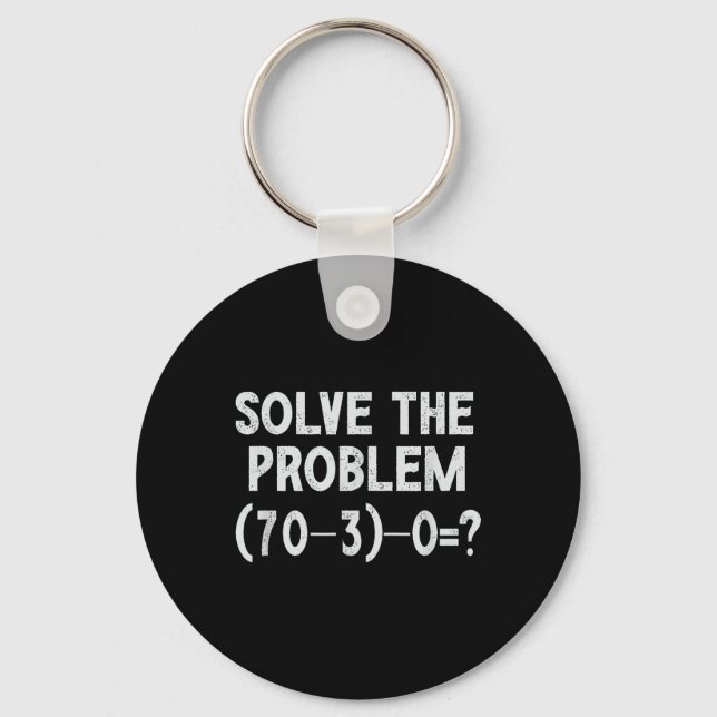 Porte-clés Drôle 67 Meme Pemdas Prof de Math Élémentaire Cerv (Recto)