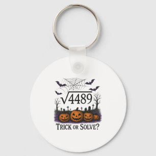 Porte-clés Drôle 67 Mème Prof de maths 6 7 Halloween Carré Ro