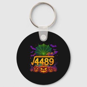 Porte-clés Drôle 67 Mème Prof de maths 6 7 Halloween Carré Ro