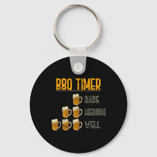 Porte-clés Drôle Barbecue Chef Fumer Viande Artisanat Bière C