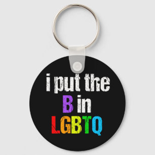 Porte-clés Drôle Bisexuel LGBTQ Humour arc-en-ciel