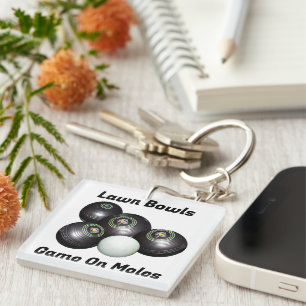 Porte-clés Drôle Bowls De Pelouse Jeu Sur M...., Clavier