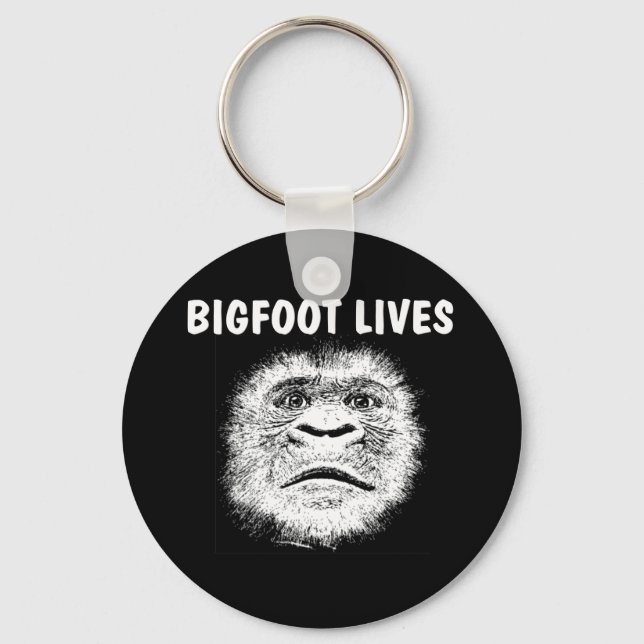 Porte-clés Drôle Cadeaux Bigfoot (Recto)
