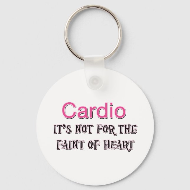 Porte-clés Drôle Cardio Dit (Recto)