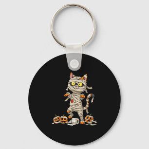 Porte-clés Drôle Chat Mummy Citrouille Halloween Enfants Mens