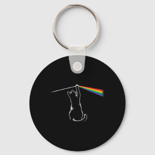 Porte-clés Drôle Chat Rock Musique Cadeau Femmes Enfants Homm
