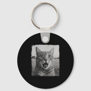 Porte-clés Drôle Chat Selfie Mème Graphique Pour Hommes Femme