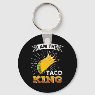 Porte-clés Drôle Cinco De Mayo Nourriture Je Suis Taco King T