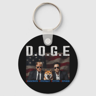 Porte-clés Drôle D.o.g.e Démocrates Doge Obtenir Officielleme