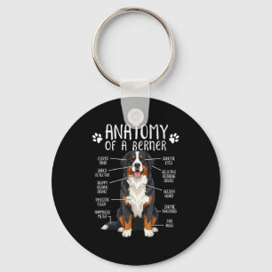Porte-clés Drôle d'anatomie Chien de montagne de Berne Mignon