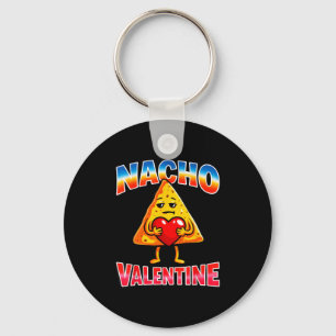 Porte-clés Drôle de fille de la Saint-Valentin nacho garçon a