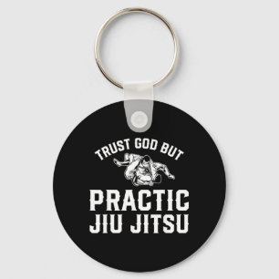 Porte-clés Drôle de Jiu Jitsu brésilien - Faire confiance à D