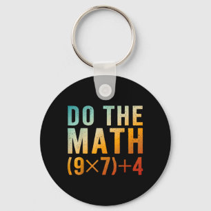 Porte-clés Drôle de maths 67 mème six sept professeurs hommes