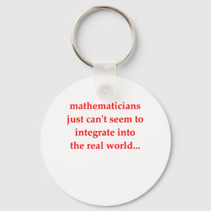 Porte-clés drôle de plaisanterie mathématique