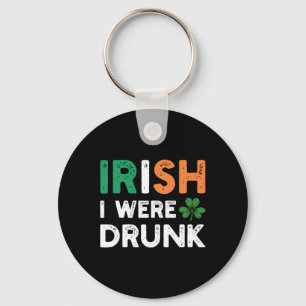 Porte-clés Drôle de Saint-Patrick Boire Irlandais J'étais ivr