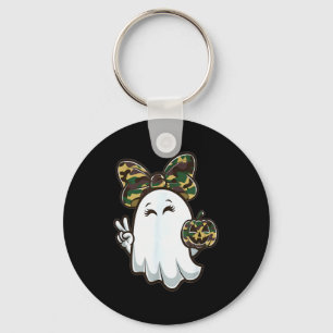 Porte-clés Drôle de saison de chasse Hello Halloween Camoufla