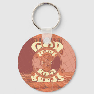 Porte-clés Drôle Dieu vous bénit Golden kenya Hakuna Matata G