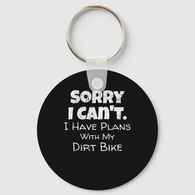 Porte-clés Drôle Dirt Vélo Devis Motocross Racing Motorcycle (Recto)