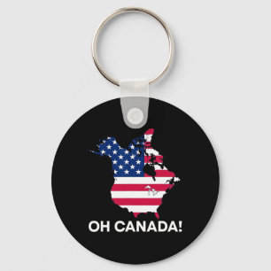 Porte-clés Drôle Donald Trump Oh Canada 51e État États-Unis A
