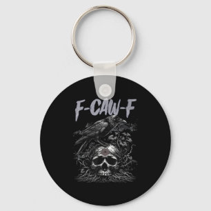 Porte-clés Drôle F Caw F Crow Drôle Chemise Halloween Hommes
