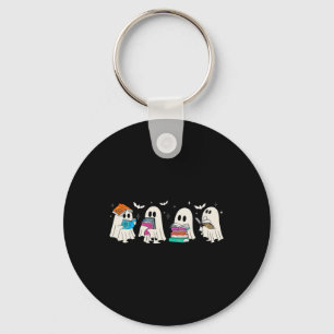 Porte-clés Drôle Ghost Livre Lecture Halloween Livres Lover T