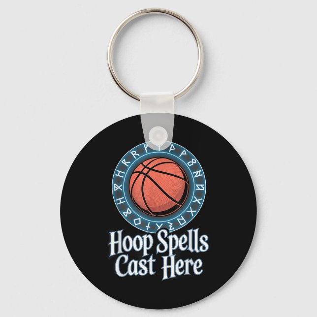 Porte-clés Drôle Imaginaire de basket-ball Spell League Jeu p (Recto)