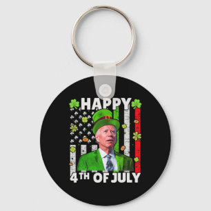 Porte-clés Drôle Joe Biden Happy 4 juillet Confus St Part