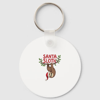 Porte-clés Drôle Joyeux Slothmas Paresseux Animal Paresseux K